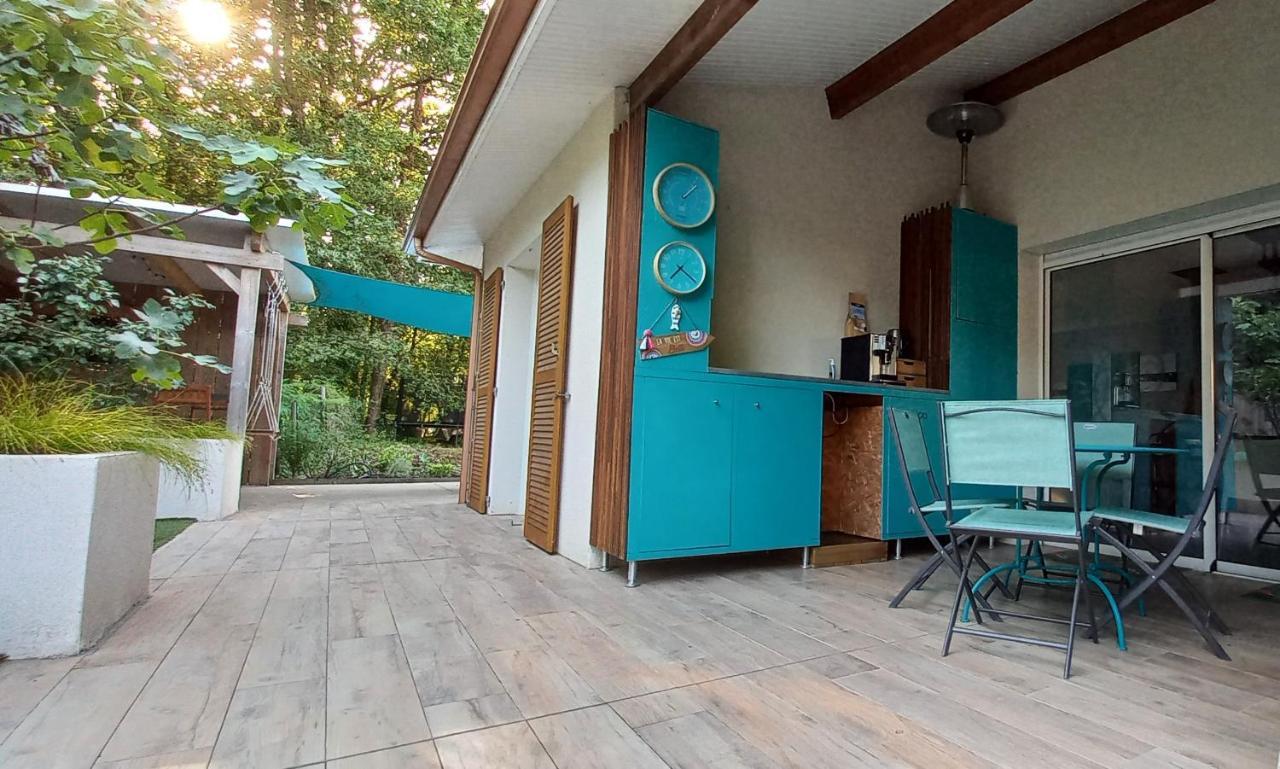 Chambre Chez L'Habitant Avec Spa Et Petit-Dejeuner En Lisiere De Foret Le Teich Exteriör bild