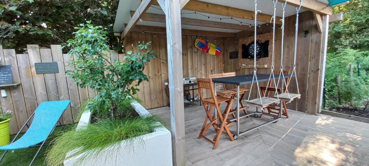 Chambre Chez L'Habitant Avec Spa Et Petit-Dejeuner En Lisiere De Foret Le Teich Exteriör bild