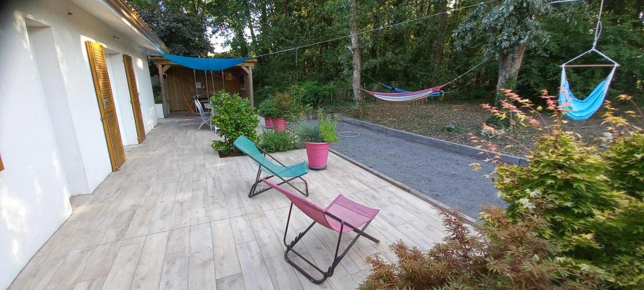 Chambre Chez L'Habitant Avec Spa Et Petit-Dejeuner En Lisiere De Foret Le Teich Exteriör bild